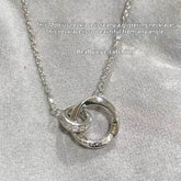 Necklace Gift For Boyfriend Or Girlfriend Clavicle Chain.