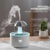 3-in-1 Cloud Humidifier – Aromatherapy Diffuser, Rain Sound & Night Light
